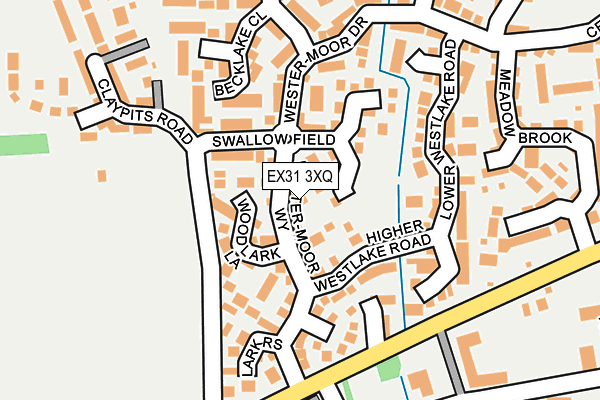 EX31 3XQ map - OS OpenMap – Local (Ordnance Survey)