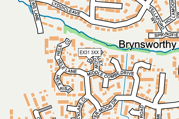 EX31 3XX map - OS OpenMap – Local (Ordnance Survey)