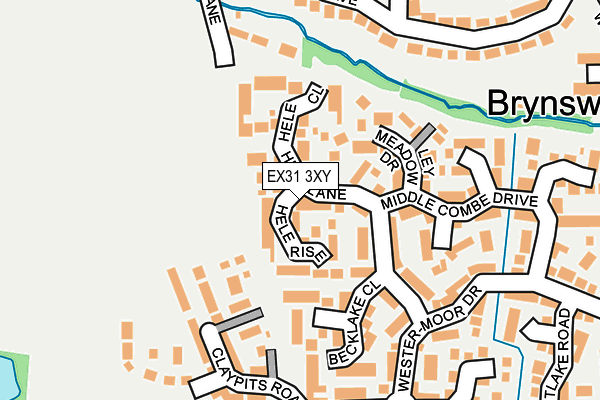 EX31 3XY map - OS OpenMap – Local (Ordnance Survey)