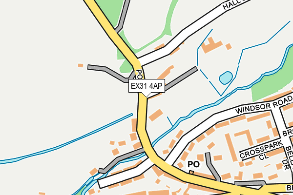 EX31 4AP map - OS OpenMap – Local (Ordnance Survey)