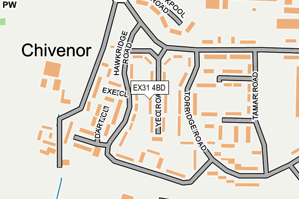 EX31 4BD map - OS OpenMap – Local (Ordnance Survey)