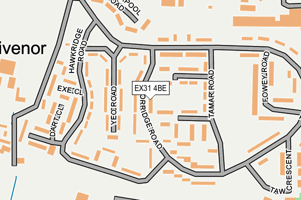 EX31 4BE map - OS OpenMap – Local (Ordnance Survey)