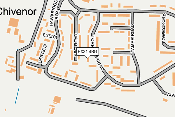 EX31 4BG map - OS OpenMap – Local (Ordnance Survey)