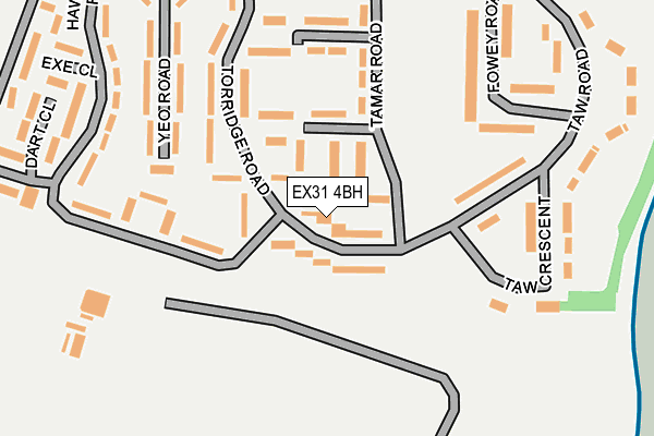 EX31 4BH map - OS OpenMap – Local (Ordnance Survey)