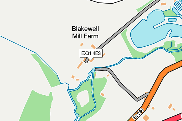 EX31 4ES map - OS OpenMap – Local (Ordnance Survey)