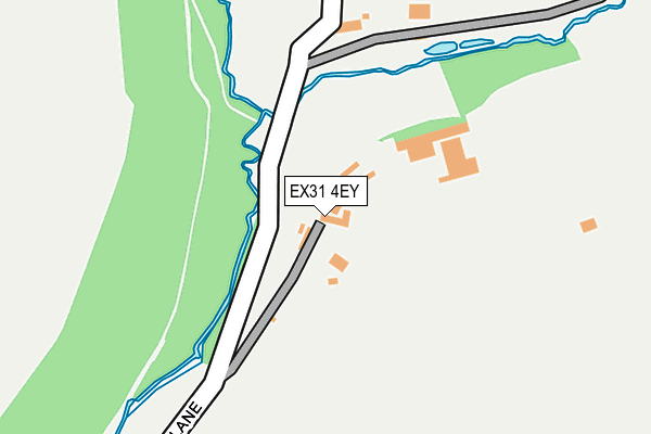 EX31 4EY map - OS OpenMap – Local (Ordnance Survey)