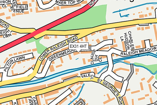 EX31 4HT map - OS OpenMap – Local (Ordnance Survey)