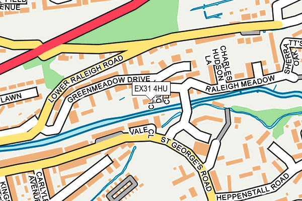 EX31 4HU map - OS OpenMap – Local (Ordnance Survey)