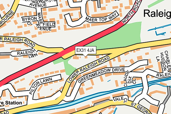 EX31 4JA map - OS OpenMap – Local (Ordnance Survey)