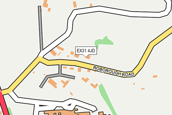 EX31 4JD map - OS OpenMap – Local (Ordnance Survey)