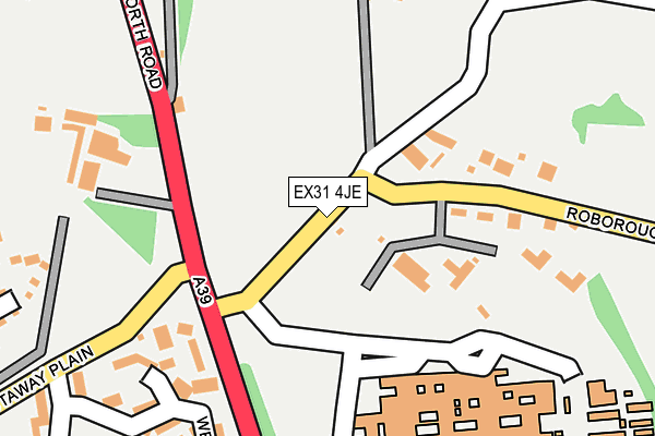 EX31 4JE map - OS OpenMap – Local (Ordnance Survey)