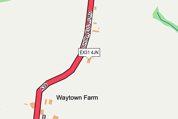 EX31 4JN map - OS OpenMap – Local (Ordnance Survey)
