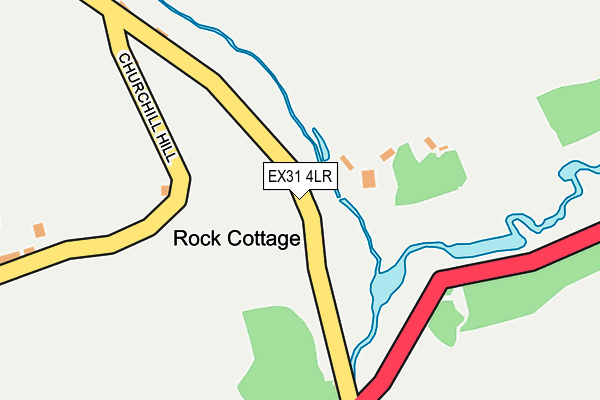 EX31 4LR map - OS OpenMap – Local (Ordnance Survey)