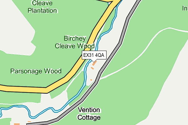 EX31 4QA map - OS OpenMap – Local (Ordnance Survey)