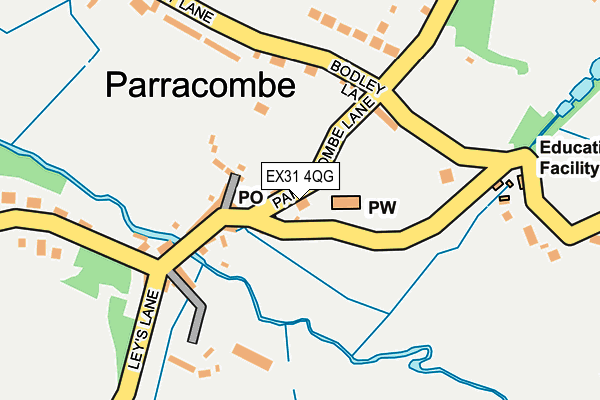 EX31 4QG map - OS OpenMap – Local (Ordnance Survey)