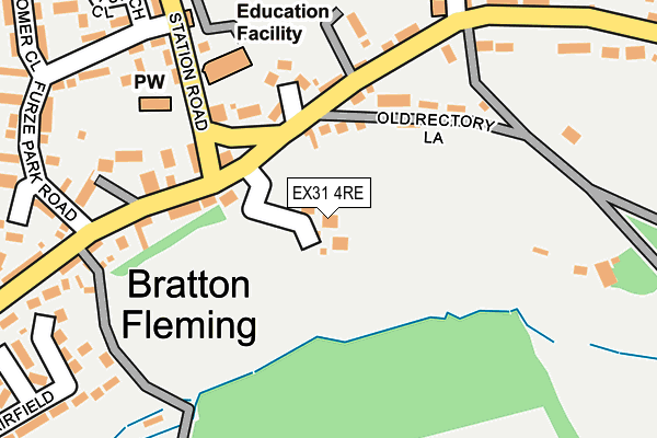 EX31 4RE map - OS OpenMap – Local (Ordnance Survey)