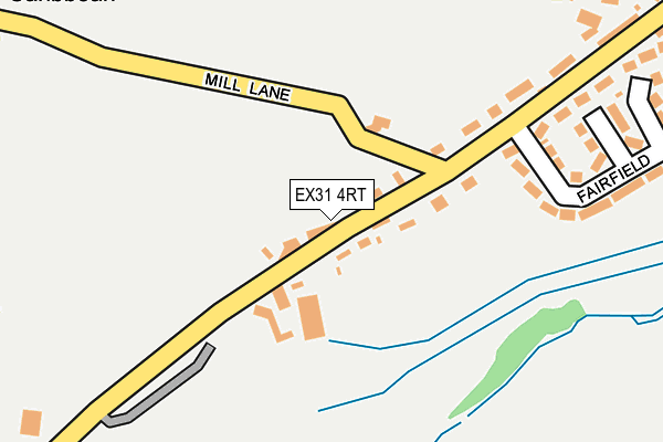 EX31 4RT map - OS OpenMap – Local (Ordnance Survey)