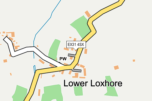 EX31 4SX map - OS OpenMap – Local (Ordnance Survey)