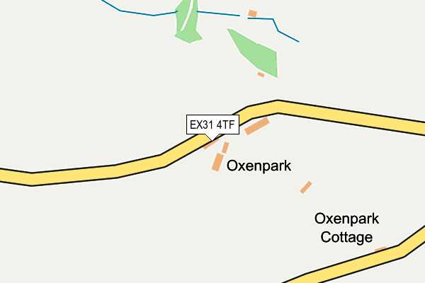 EX31 4TF map - OS OpenMap – Local (Ordnance Survey)