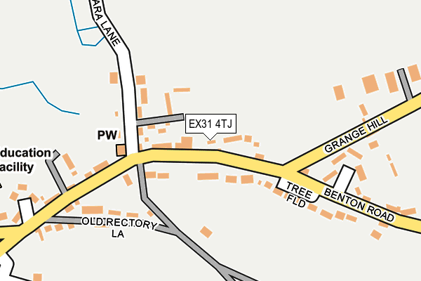 EX31 4TJ map - OS OpenMap – Local (Ordnance Survey)
