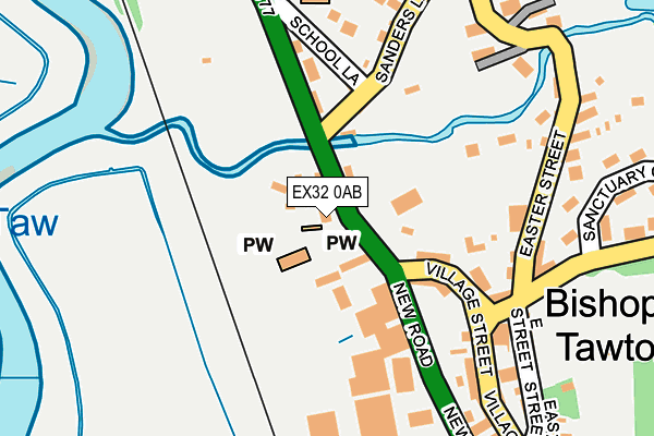 EX32 0AB map - OS OpenMap – Local (Ordnance Survey)