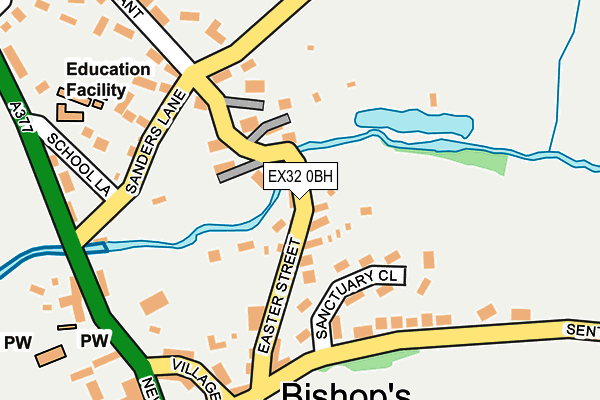 EX32 0BH map - OS OpenMap – Local (Ordnance Survey)