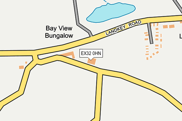 EX32 0HN map - OS OpenMap – Local (Ordnance Survey)