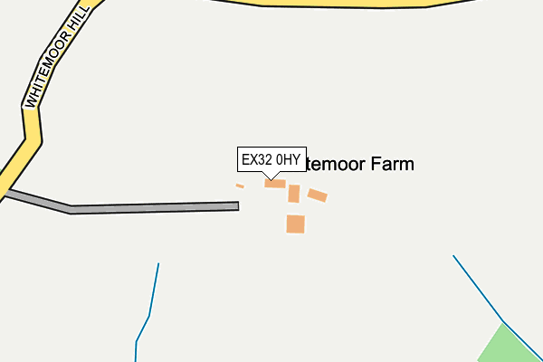 EX32 0HY map - OS OpenMap – Local (Ordnance Survey)