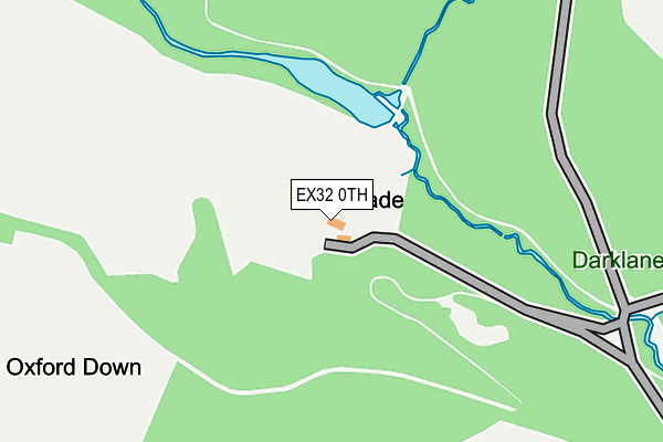 EX32 0TH map - OS OpenMap – Local (Ordnance Survey)