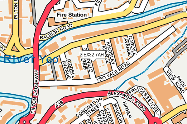 EX32 7AH map - OS OpenMap – Local (Ordnance Survey)