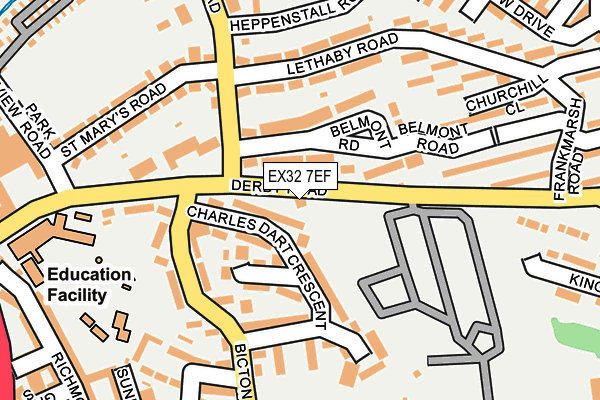 EX32 7EF map - OS OpenMap – Local (Ordnance Survey)