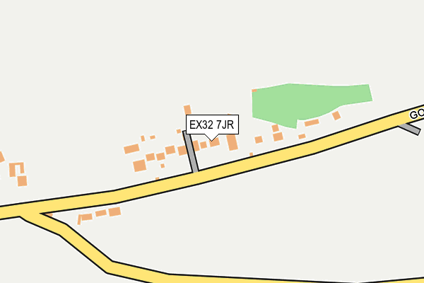 EX32 7JR map - OS OpenMap – Local (Ordnance Survey)