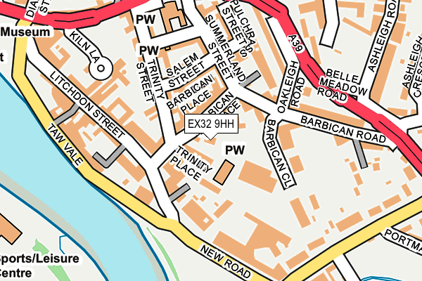 EX32 9HH map - OS OpenMap – Local (Ordnance Survey)