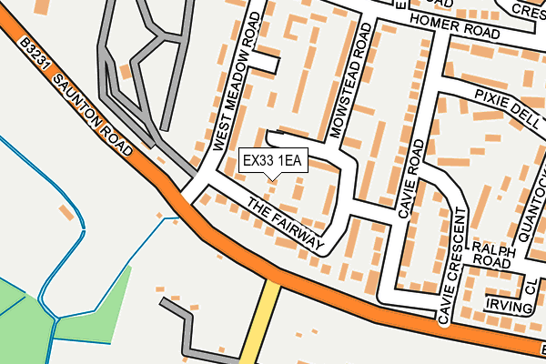 EX33 1EA map - OS OpenMap – Local (Ordnance Survey)