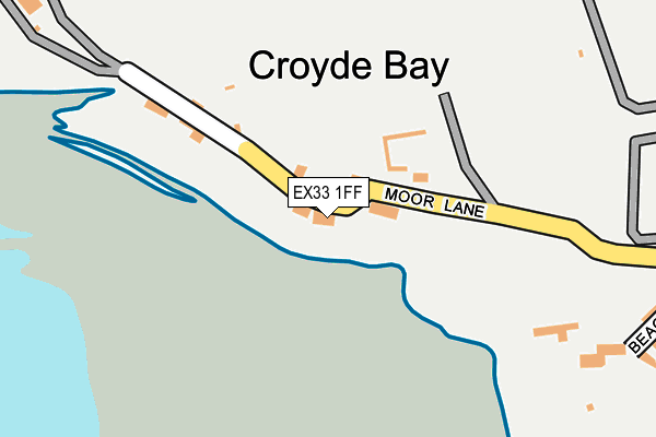 EX33 1FF map - OS OpenMap – Local (Ordnance Survey)