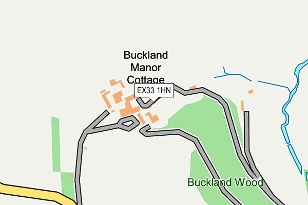 EX33 1HN map - OS OpenMap – Local (Ordnance Survey)