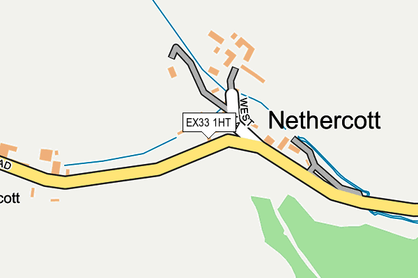 EX33 1HT map - OS OpenMap – Local (Ordnance Survey)