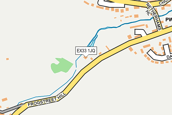 EX33 1JQ map - OS OpenMap – Local (Ordnance Survey)