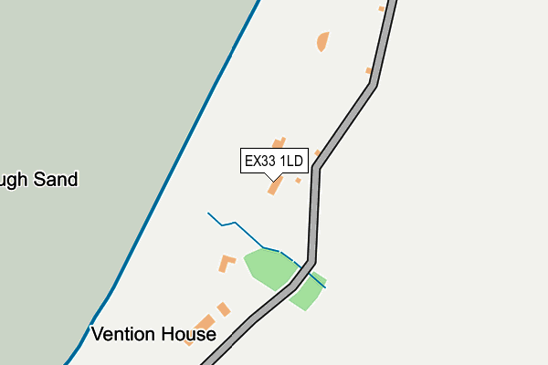 EX33 1LD map - OS OpenMap – Local (Ordnance Survey)