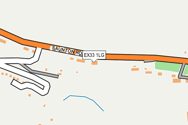 EX33 1LG map - OS OpenMap – Local (Ordnance Survey)