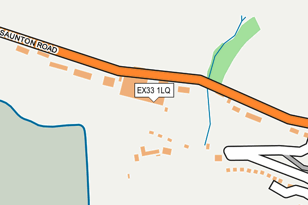 EX33 1LQ map - OS OpenMap – Local (Ordnance Survey)