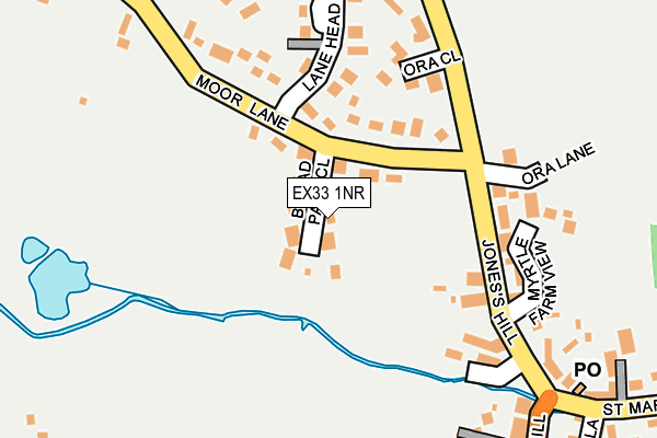 EX33 1NR map - OS OpenMap – Local (Ordnance Survey)