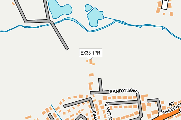 EX33 1PR map - OS OpenMap – Local (Ordnance Survey)