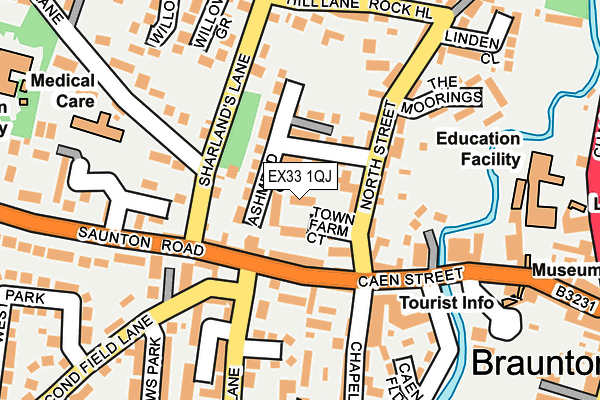 EX33 1QJ map - OS OpenMap – Local (Ordnance Survey)