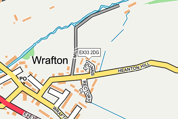 EX33 2DG map - OS OpenMap – Local (Ordnance Survey)