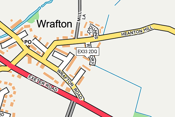 EX33 2DQ map - OS OpenMap – Local (Ordnance Survey)