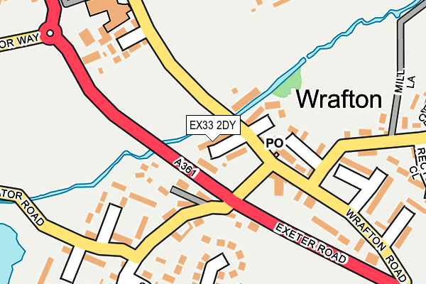 EX33 2DY map - OS OpenMap – Local (Ordnance Survey)