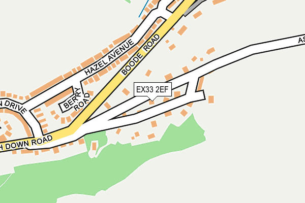 EX33 2EF map - OS OpenMap – Local (Ordnance Survey)