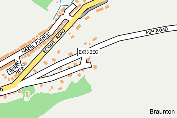 EX33 2EG map - OS OpenMap – Local (Ordnance Survey)