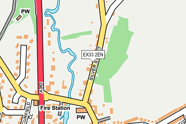 EX33 2EN map - OS OpenMap – Local (Ordnance Survey)